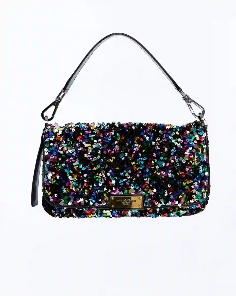 Resim DOLCE&GABBANA PAYETLİ KADIN EL ÇANTA BM7126