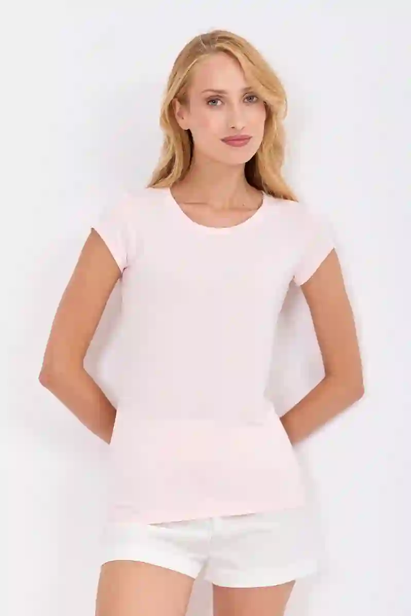 Resim VİCOLO KADIN T-SHIRT UAB0064