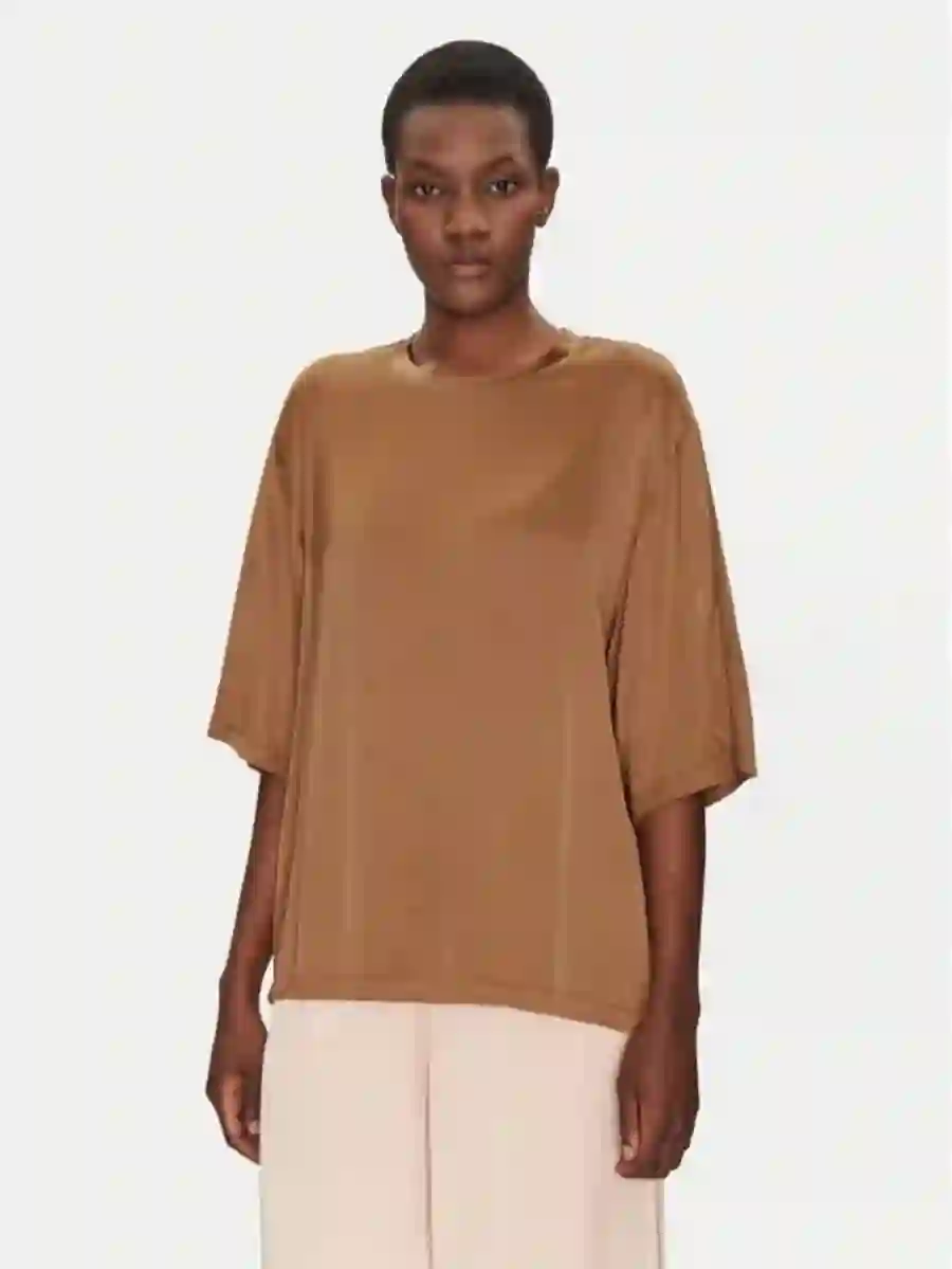 Resim VİCOLO RELAX KADIN T-SHIRT TD0013