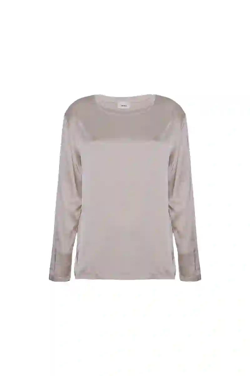 Resim VİCOLO UZUN KOLLU KADIN T-SHIRT TD0421