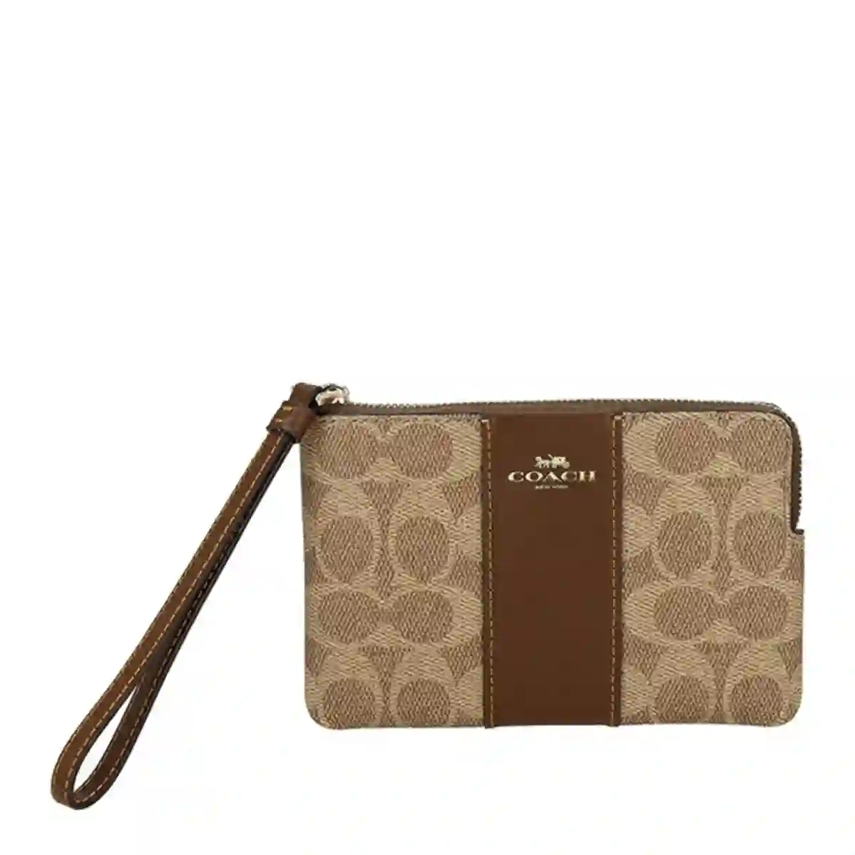 Resim COACH KADIN CÜZDAN CRN ZIP SIG LTH STRP