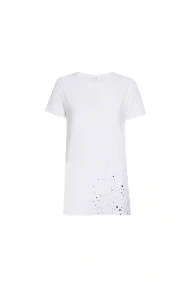 Resim VİCOLO KADIN TAŞLI T-SHIRT RD0128