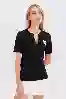 Resim L.MOSCHINO KADIN  V YAKA T-SHIRT K.D.