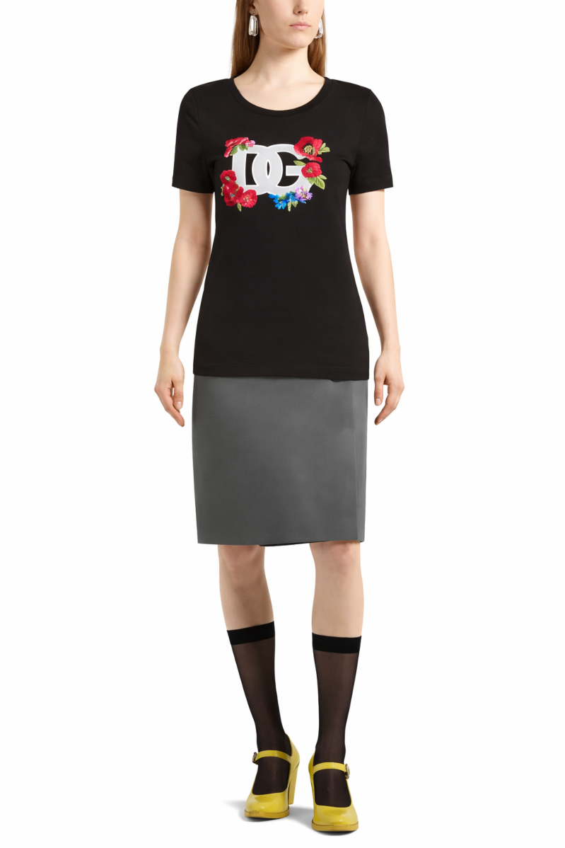 Resim DOLCE & GABBANA KADIN T-SHIRT F8M68T-GDCCM