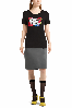 Resim DOLCE & GABBANA KADIN T-SHIRT F8M68T-GDCCM