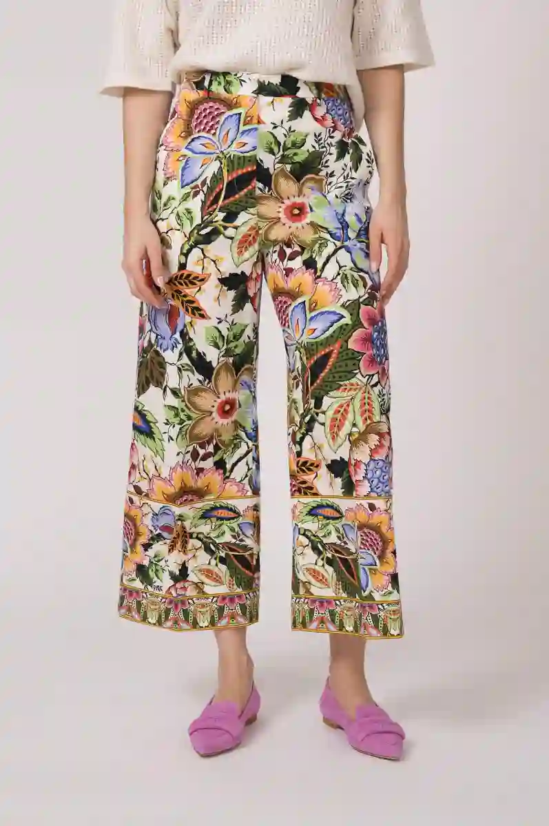 Resim ETRO ÇİÇEK DESEN KADIN PANTOLON WREA0016