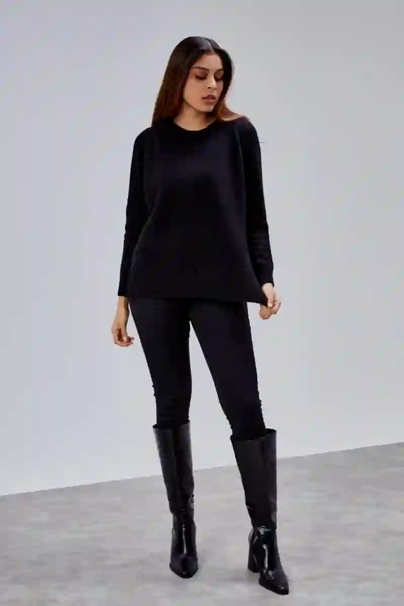 Resim PRIVATI FRENZE KADIN BİSİKLET YAKA KAZAK PU20