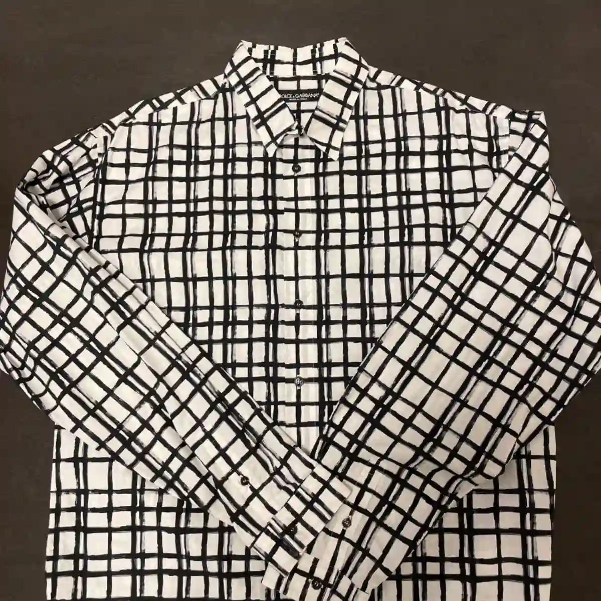 Resim DOLCE&GABBANA KARELİ ERKEK GÖMLEK G5DJ0T-FS5YW