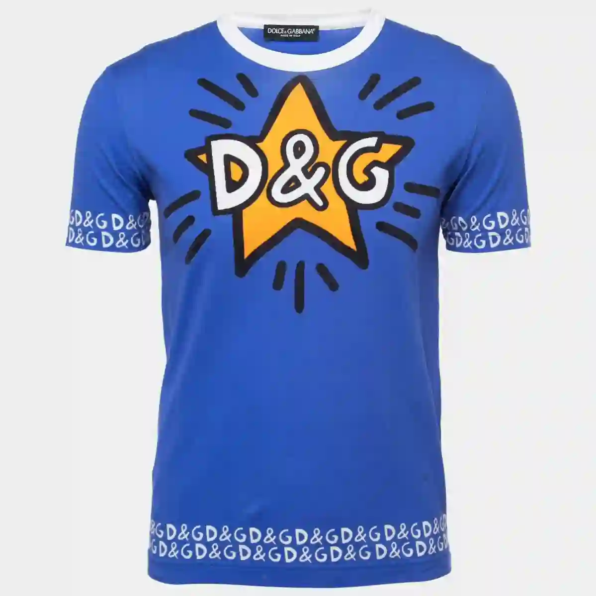 Resim DOLCE & GABBANA ERKEK BASKILI  T-SHIRT G8IA8T-G7F7X