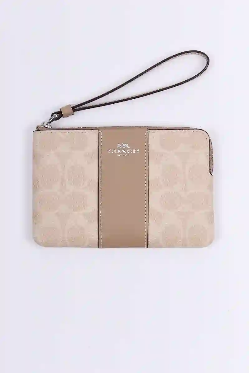 Resim COACH KADIN CÜZDAN CRN ZIP SIG LTH STRP
