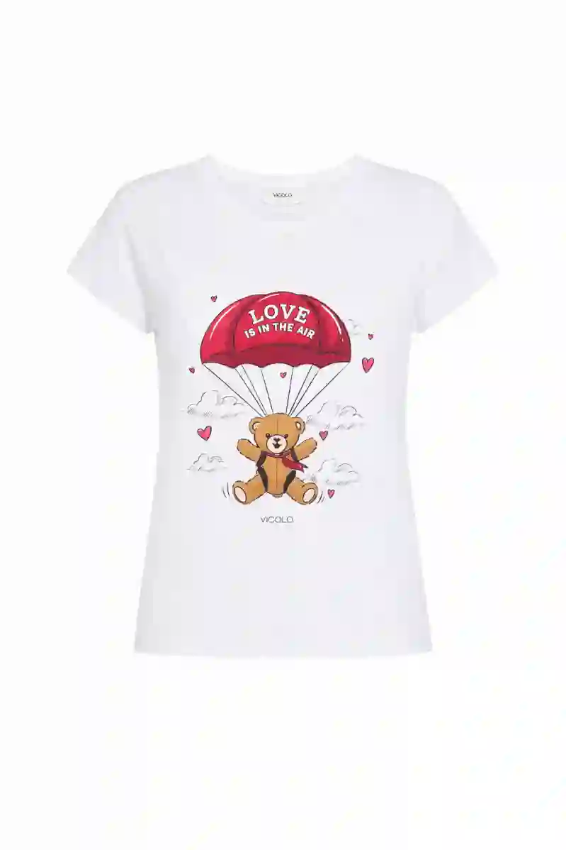 Resim VİCOLO KADIN T-SHIRT RD0321