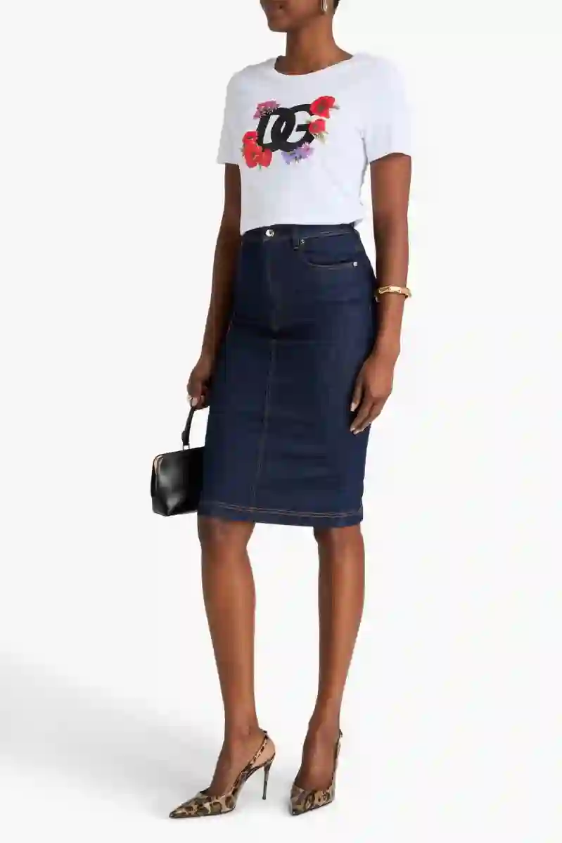 Resim DOLCE & GABBANA KADIN T-SHIRT F8M68T-GDCCM