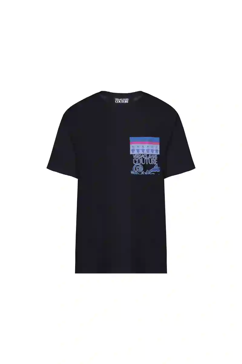 Resim VERSACE JEANS COUTURE ERKEK T-SHIRT 76 GAH6RB