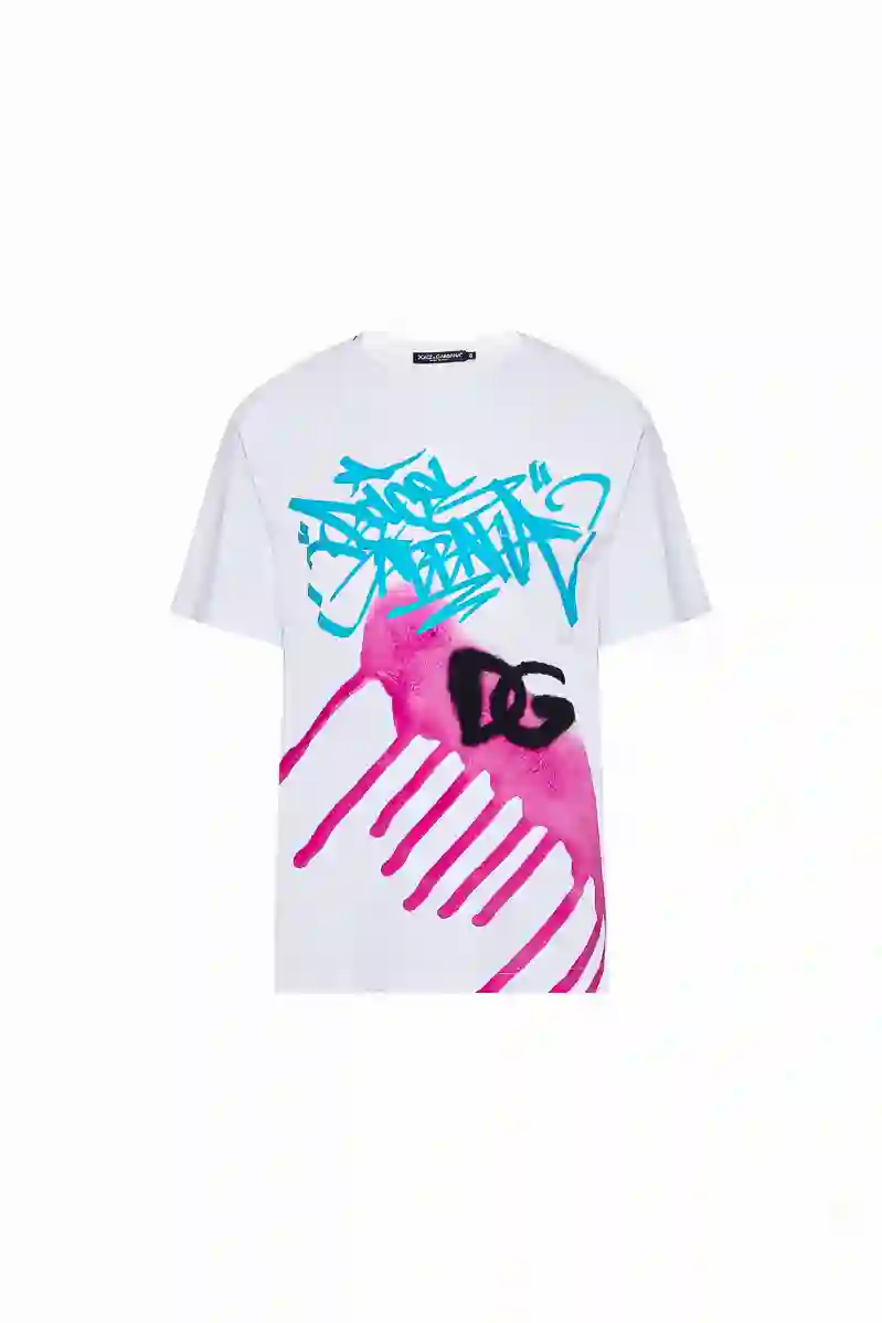 Resim DOLCE & GABBANA ERKEK BASKILI  T-SHIRT G8PA5T-HI70P
