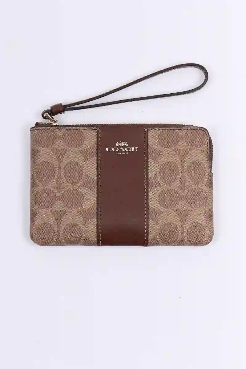 Resim COACH KADIN CÜZDAN CRN ZIP SIG LTH STRP