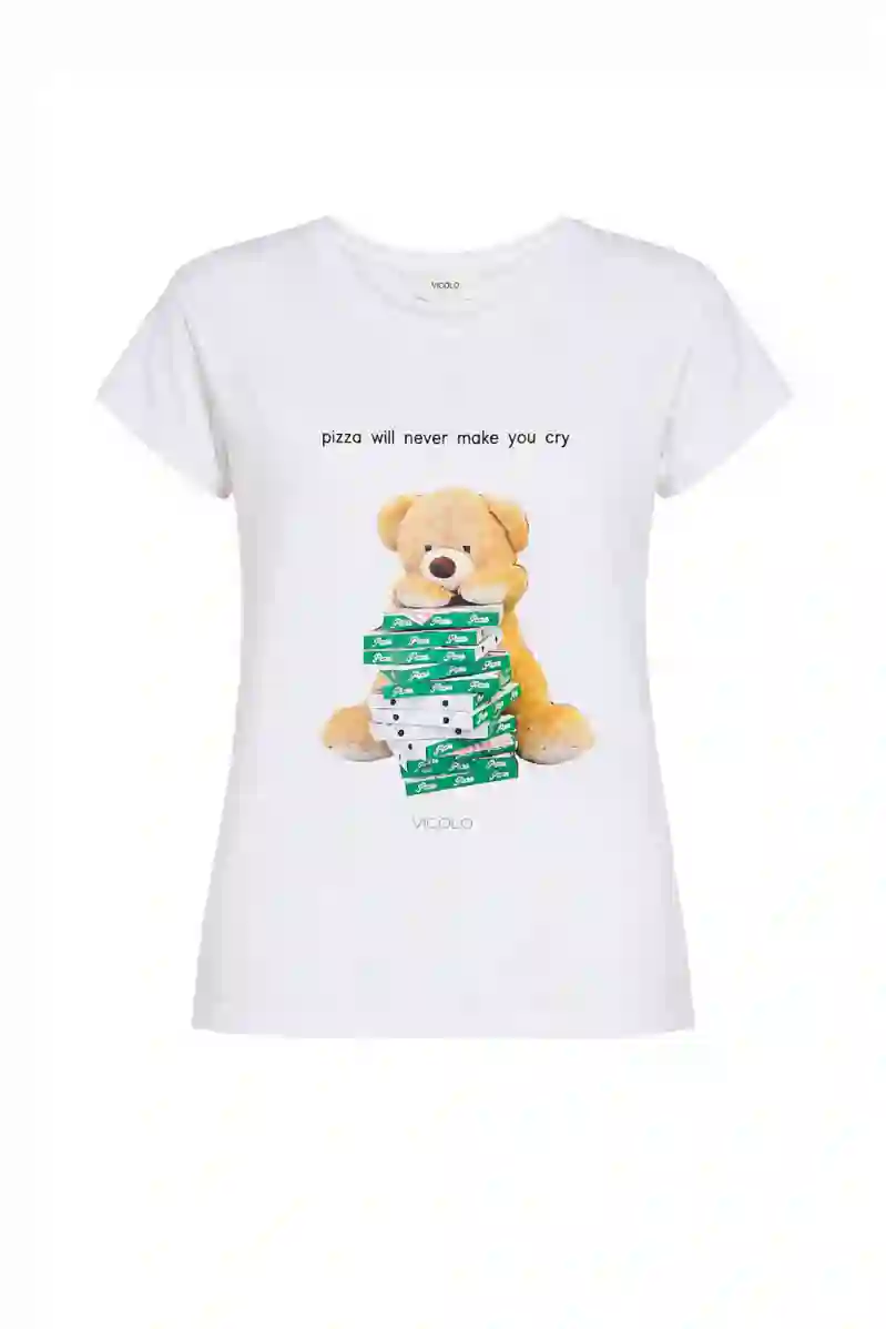 Resim VİCOLO KADIN T-SHIRT RD0388