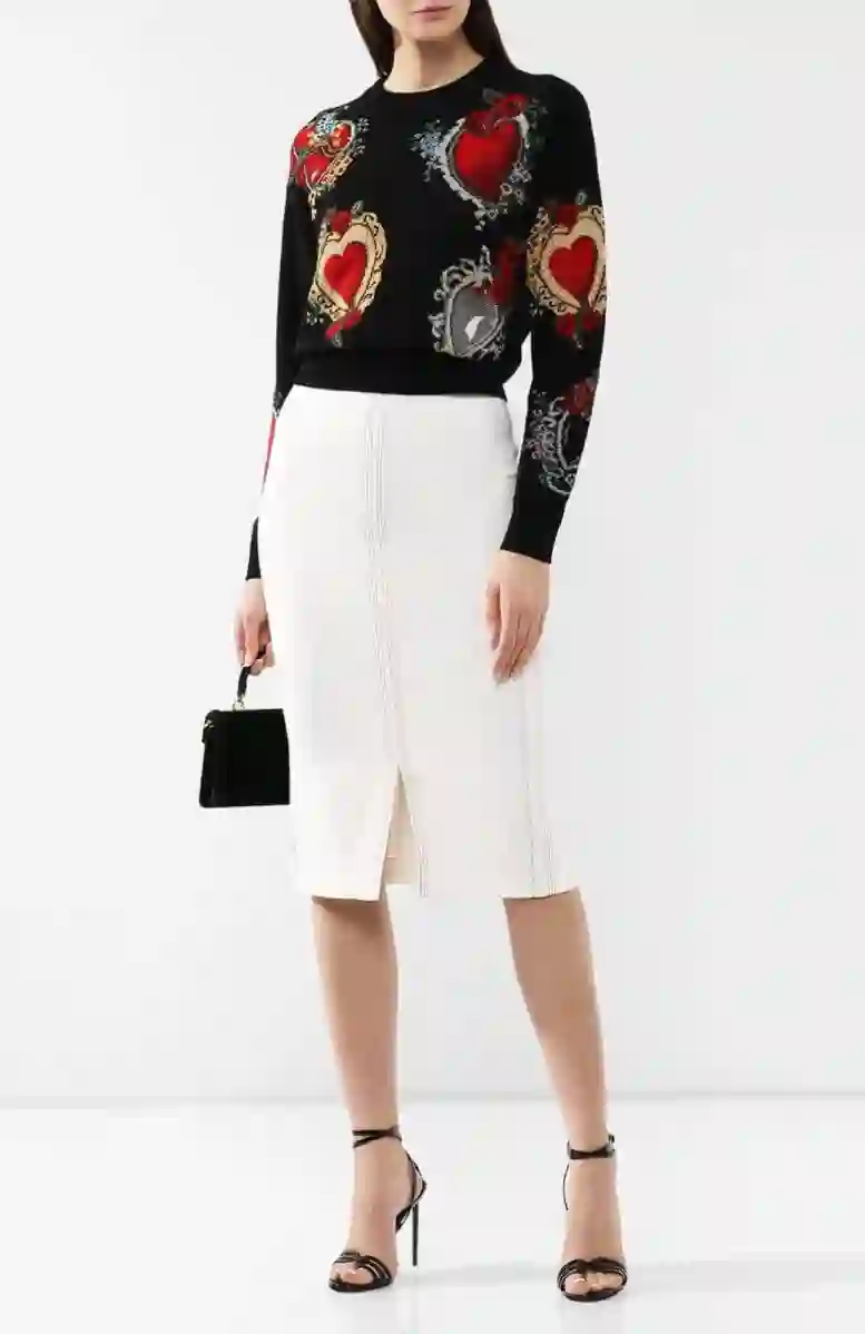 Resim DOLCE&GABBANA KADIN DESENLİ KAZAK FX435T