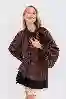 Resim VICOLO LEOPAR DESEN BLUZ TF0630