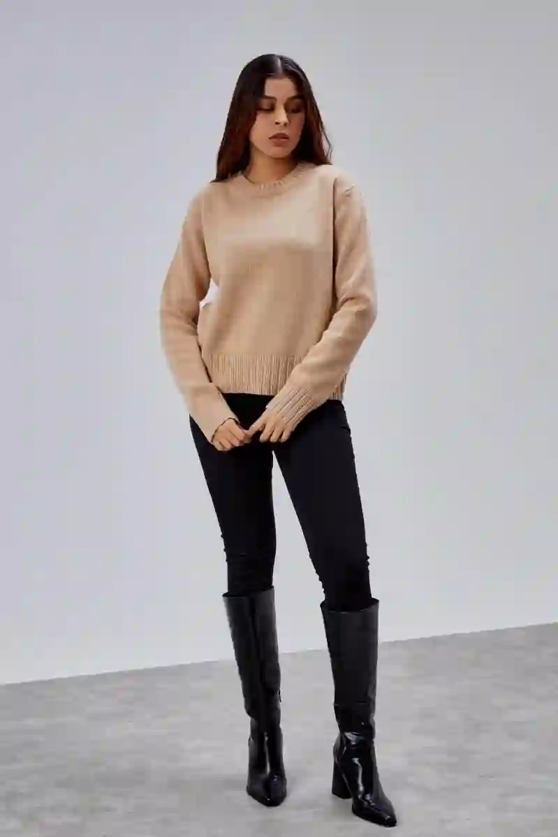 Resim PRIVATI FIRENZE KADIN BİSİKLET YAKA KAZAK FD5022/001