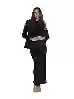 Resim VİCOLO KADIN SİVRİ YAKA CEKET TD0063