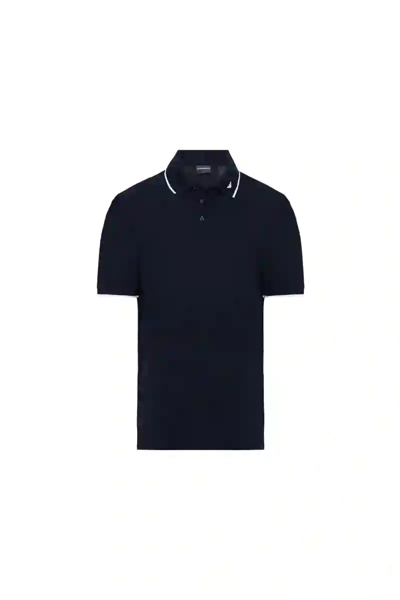 Resim EMPORIO ARMANI ERKEK  YAKA ARMALI T-SHIRT 6D1FG5 1JTKZ