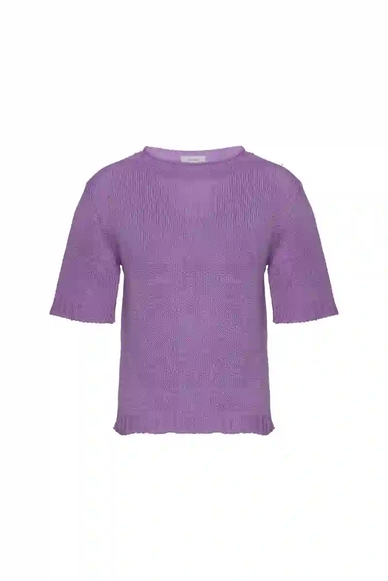 Resim VİCOLO KADIN ÖRME T-SHIRT 55030D