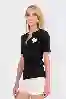 Resim L.MOSCHINO KADIN  V YAKA T-SHIRT K.D.