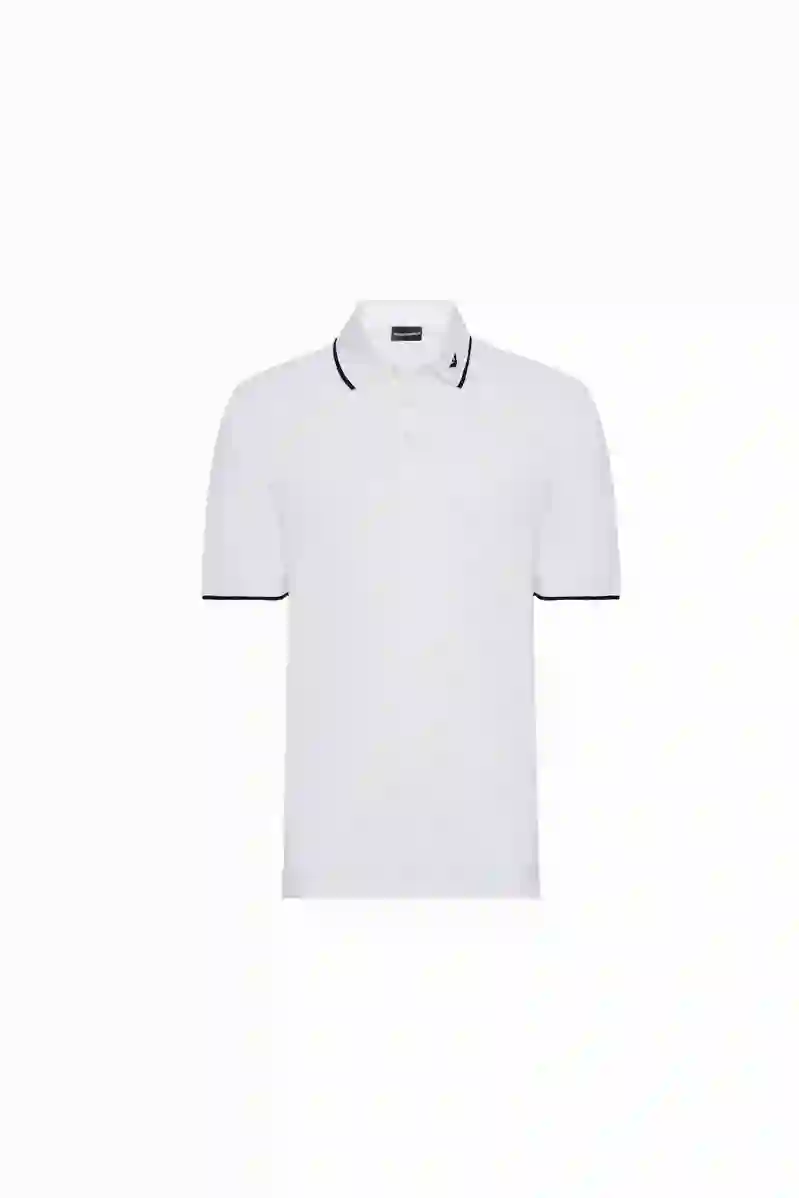 Resim EMPORIO ARMANI ERKEK  YAKA ARMALI T-SHIRT 6D1FG5 1JTKZ
