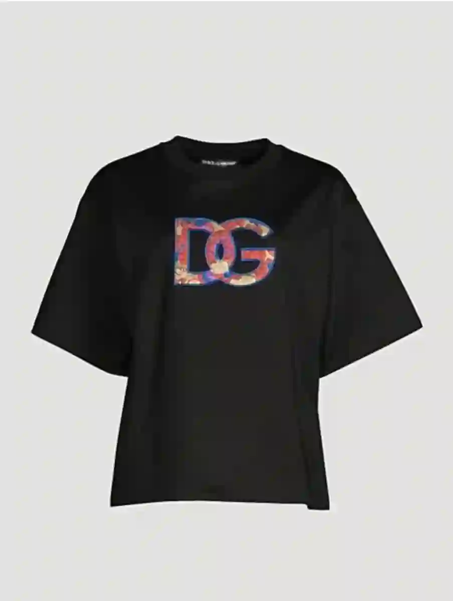 Resim DOLCE & GABBANA KADIN BASKILI T-SHIRT F8048Z-G7B74
