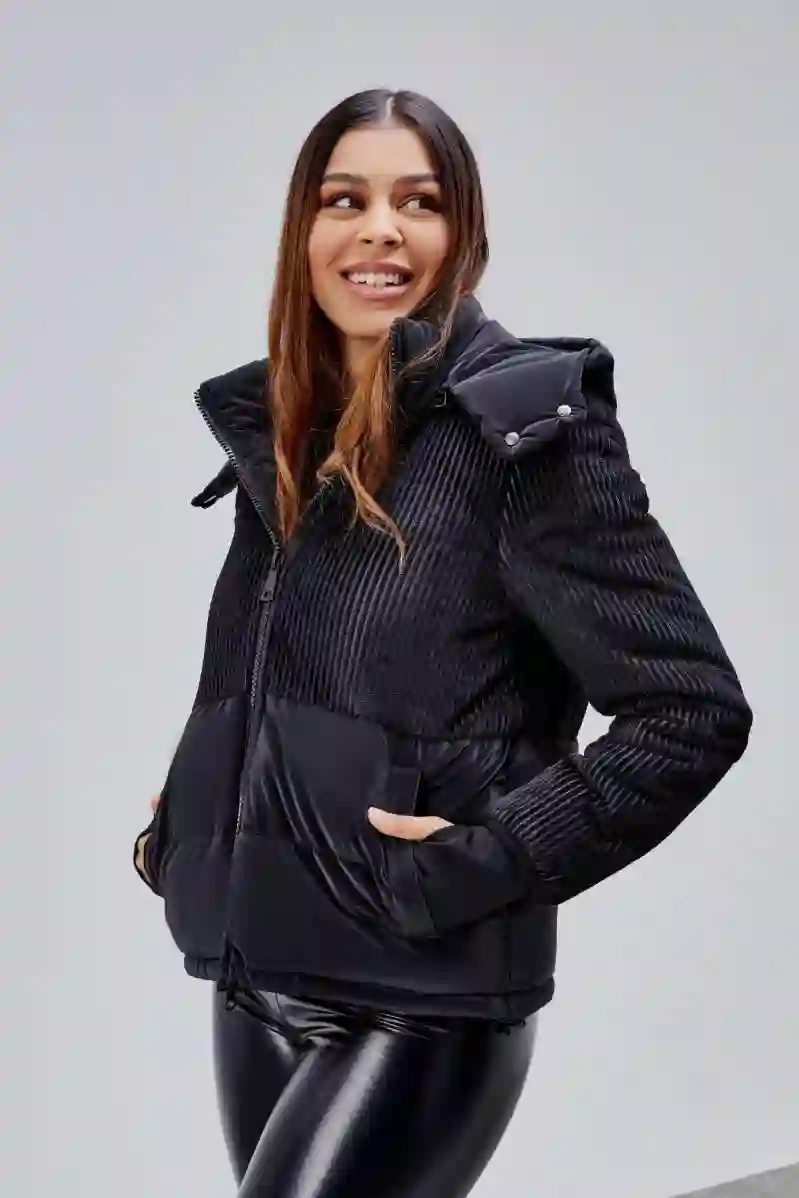 Resim SMILING LONDON KAPÜŞONLU KADIN MONT SLI5GB026187D