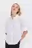 Resim VİCOLO KISA KOL KADIN GÖMLEK TAB0039